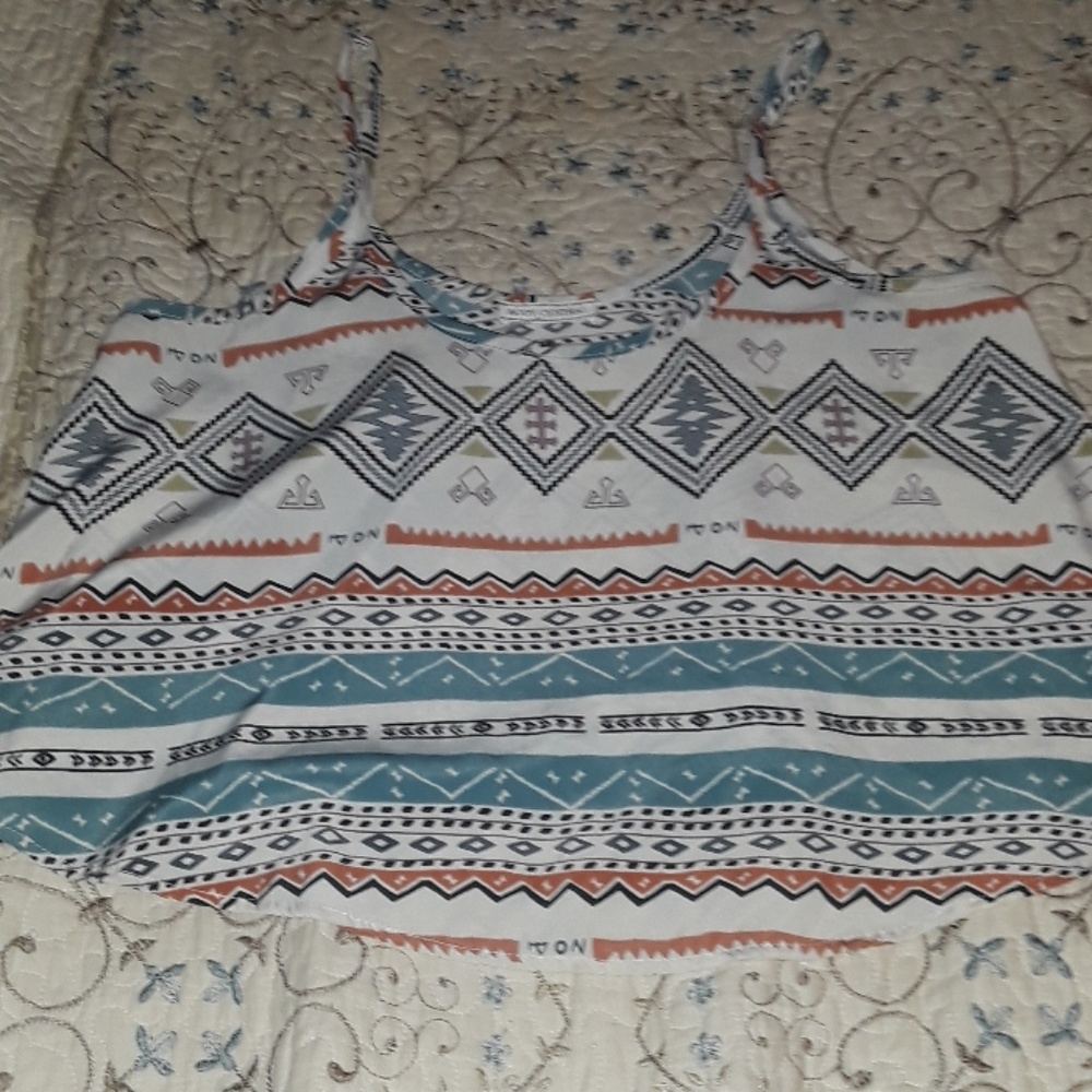 Flowy crop top tank